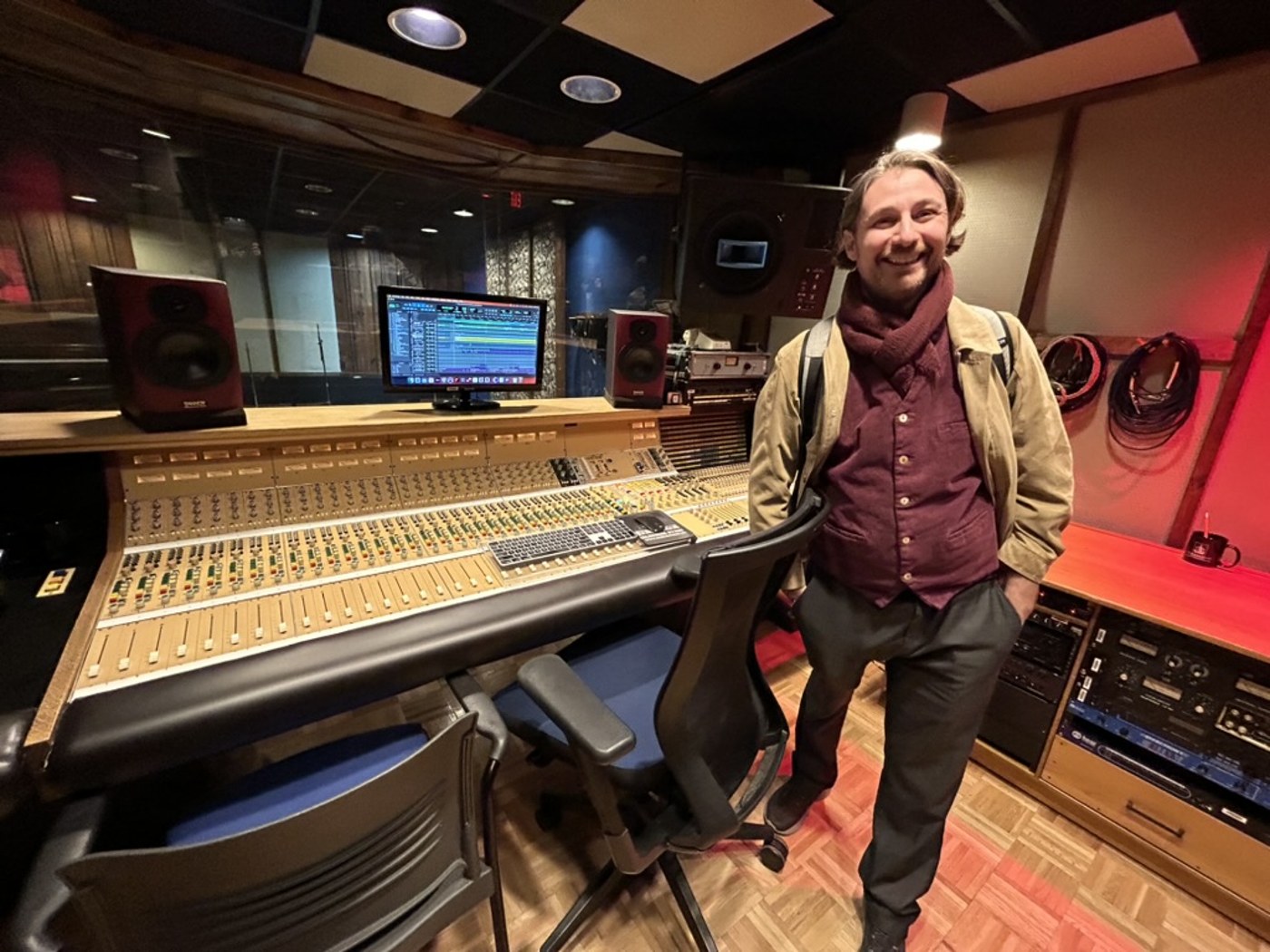 At the Neve console