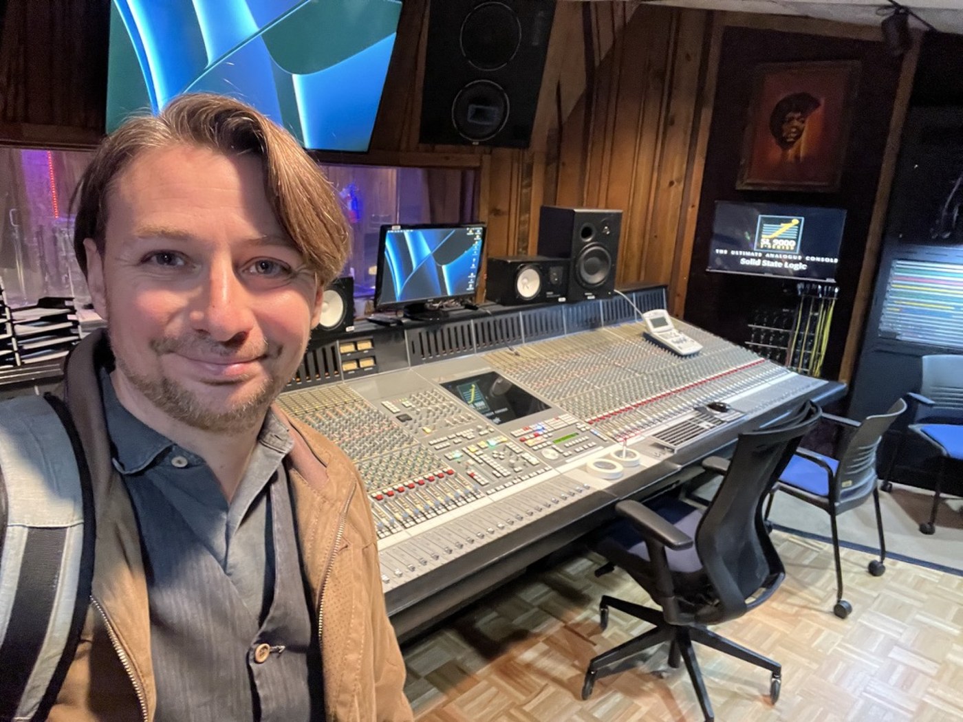 At the SSL console