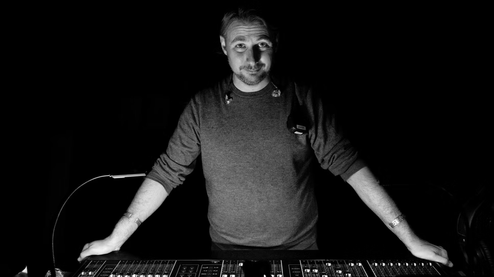Sage Anthony at the Avid VENUE console